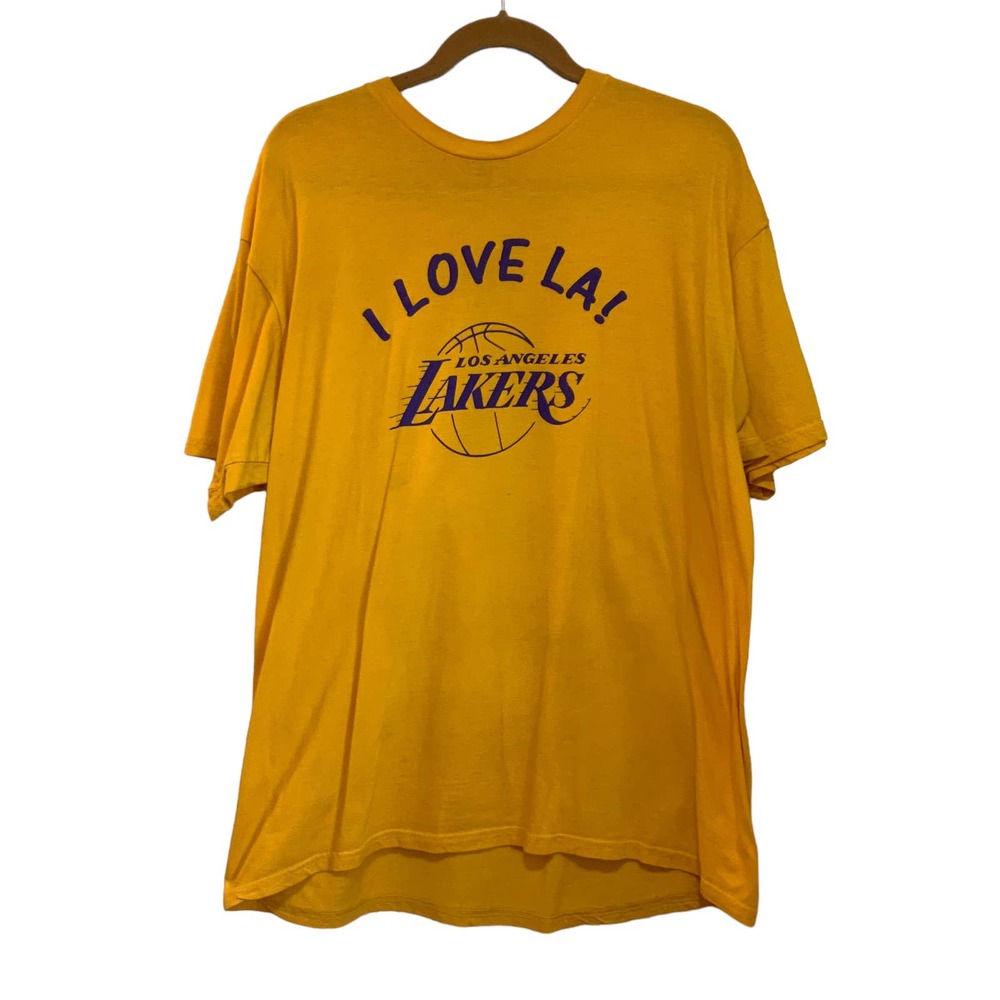 Lakers I Love LA Vintage Short Sleeve Stadium Shirt sz XL